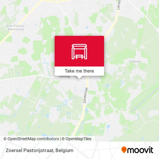 Zoersel Pastorijstraat map