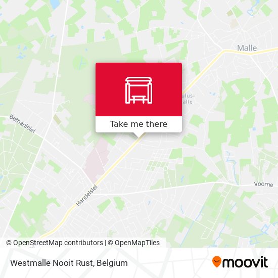 Westmalle Nooit Rust map