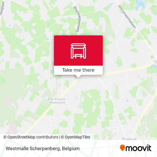 Westmalle Scherpenberg map