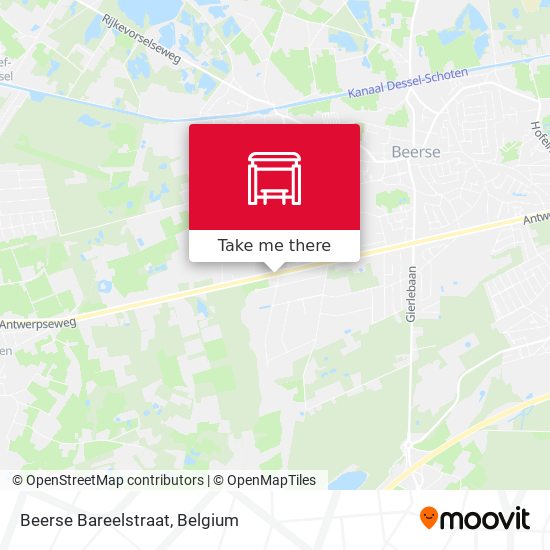 Beerse Bareelstraat map