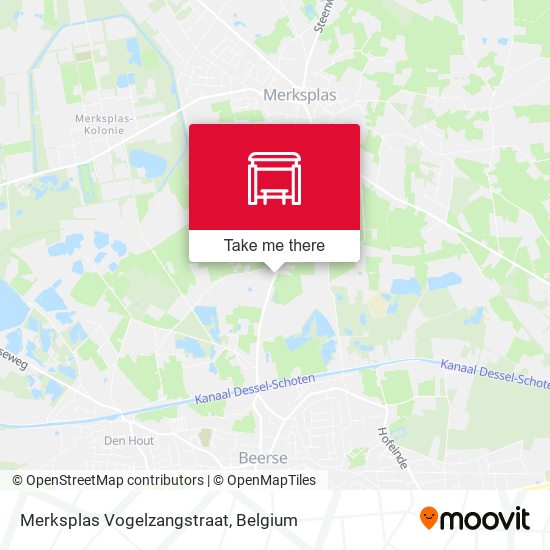 Merksplas Vogelzangstraat map