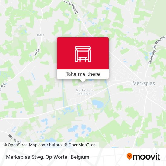 Merksplas Stwg. Op Wortel map