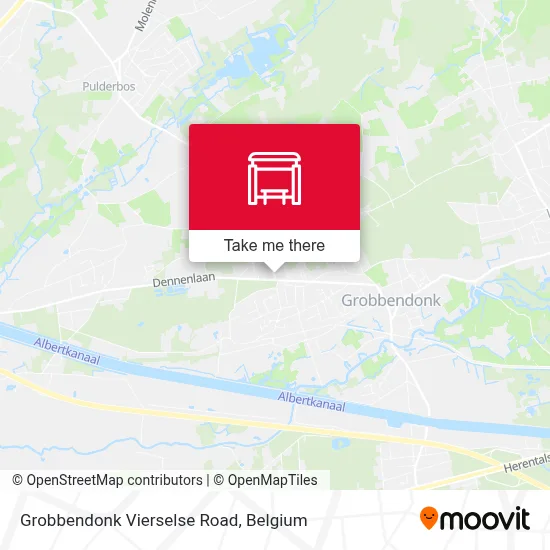 Grobbendonk Vierselse Road map