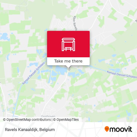 Ravels Kanaaldijk map