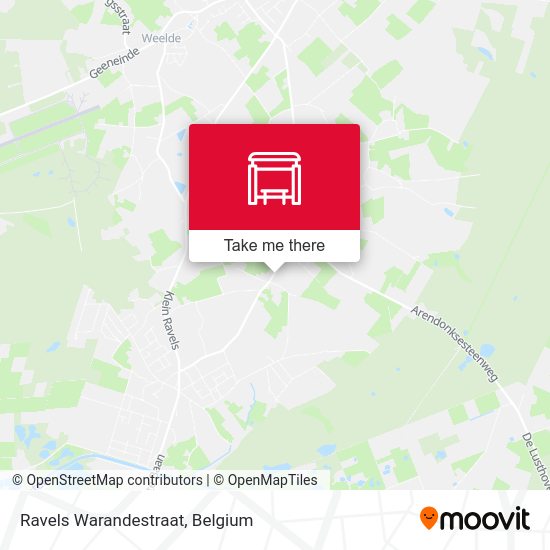 Ravels Warandestraat plan