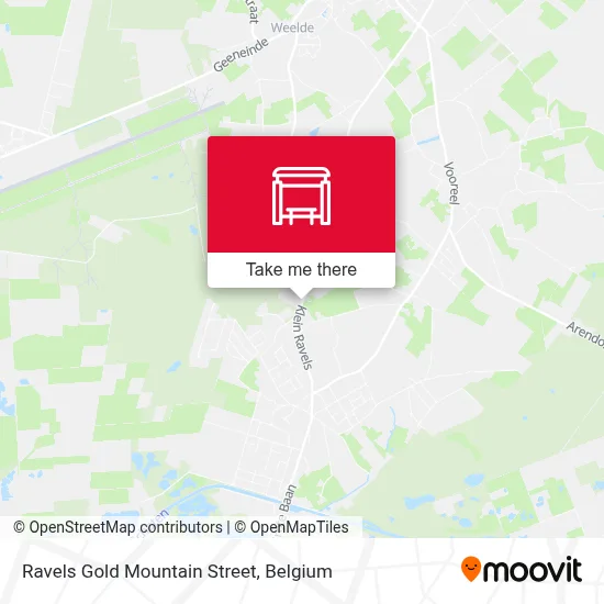 Ravels Gold Mountain Street map