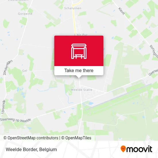 Weelde Border map