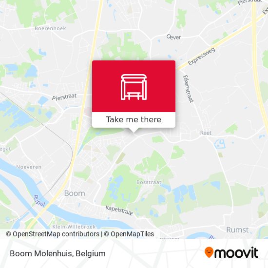 Boom Molenhuis map