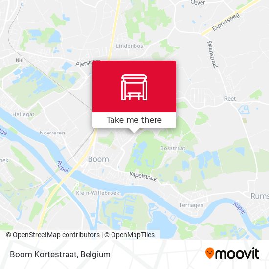 Boom Kortestraat plan