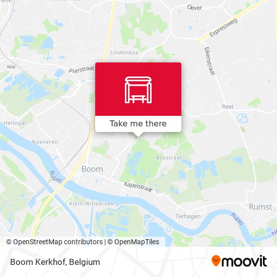 Boom Kerkhof map