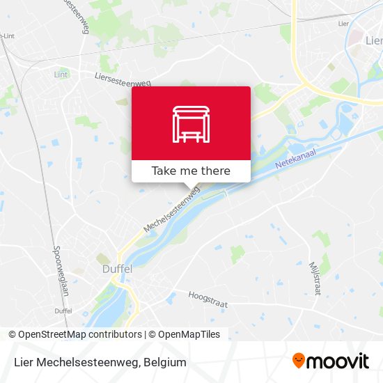 Lier Mechelsesteenweg plan