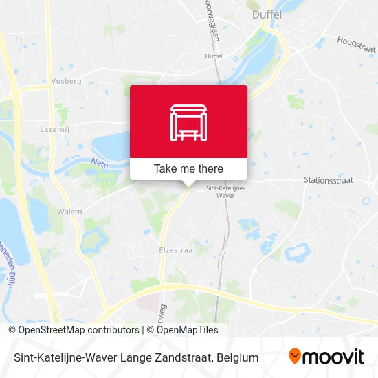 Sint-Katelijne-Waver Lange Zandstraat map