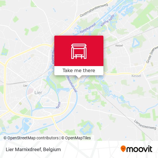 Lier Marnixdreef map