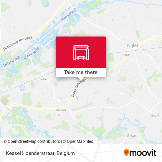 Kessel Hoenderstraat map