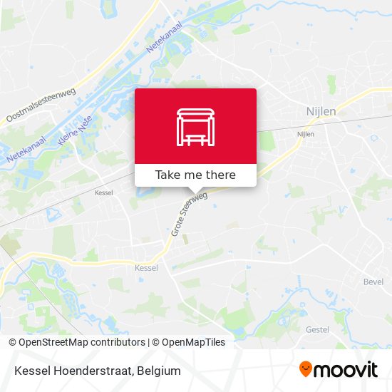 Kessel Hoenderstraat map