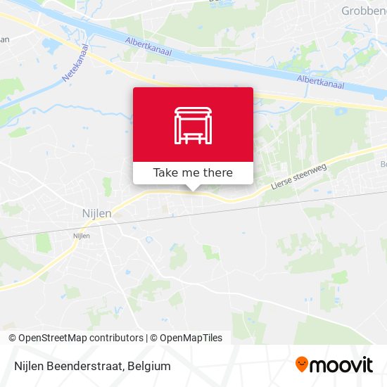 Nijlen Beenderstraat map