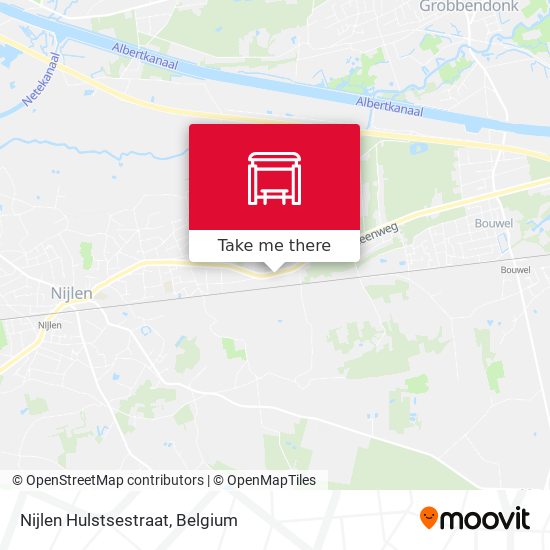 Nijlen Hulstsestraat map