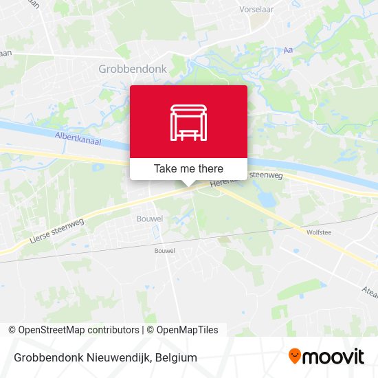 Grobbendonk Nieuwendijk map