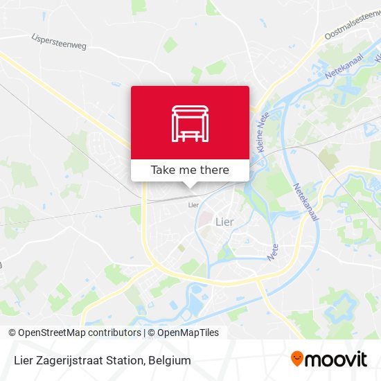 Lier Zagerijstraat Station plan