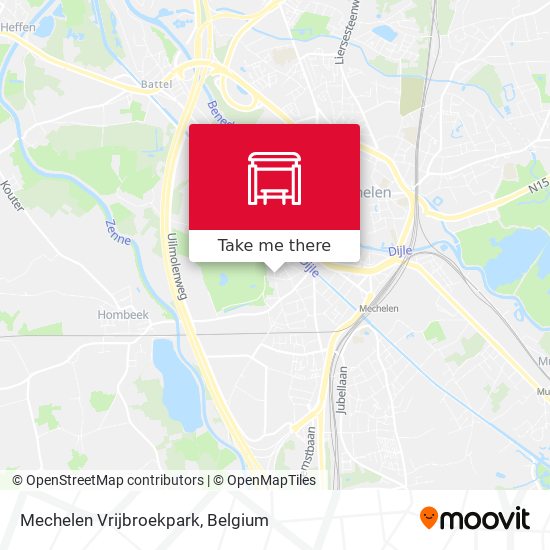 Mechelen Vrijbroekpark plan