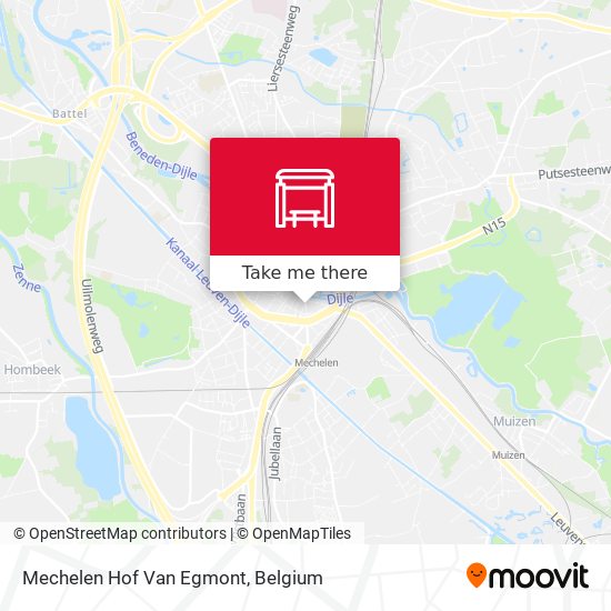 Mechelen Hof Van Egmont plan