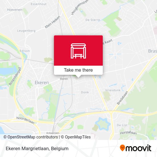 Ekeren Margrietlaan plan