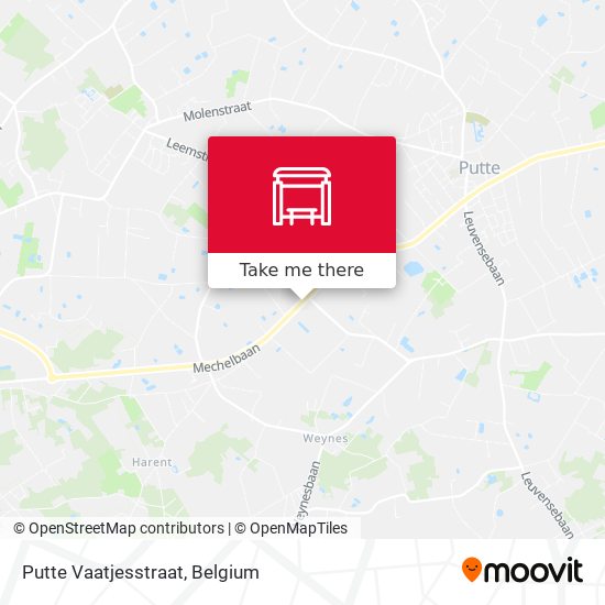 Putte Vaatjesstraat plan