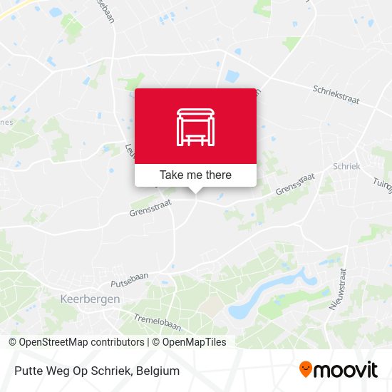 Putte Weg Op Schriek map