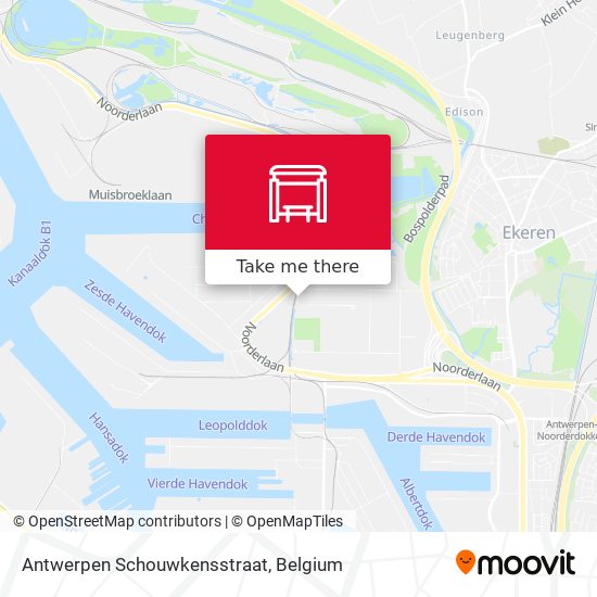 Antwerpen Schouwkensstraat plan