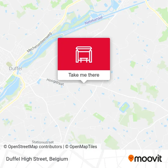 Duffel High Street map