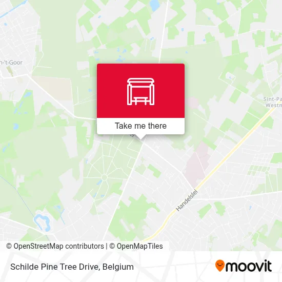 Schilde Pine Tree Drive map