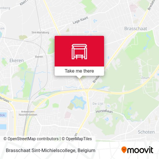 Brasschaat Sint-Michielscollege map