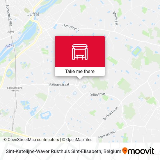 Sint-Katelijne-Waver Rusthuis Sint-Elisabeth plan