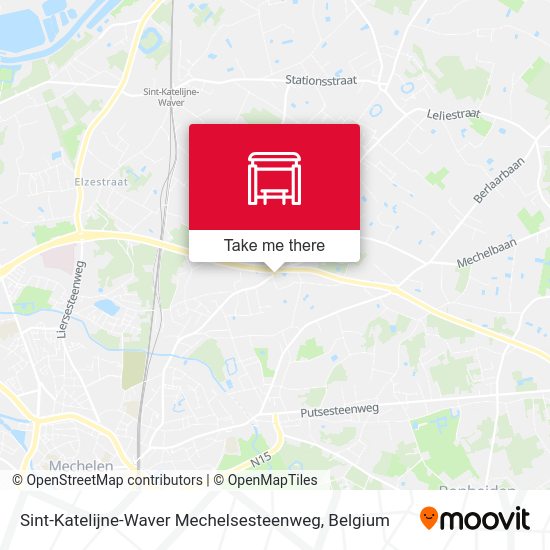 Sint-Katelijne-Waver Mechelsesteenweg plan