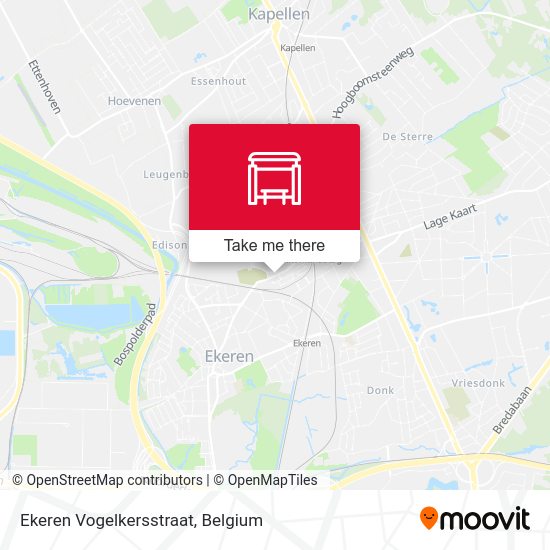 Ekeren Vogelkersstraat plan