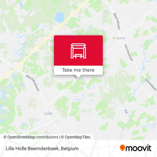 Lille Holle Beemdenbeek map