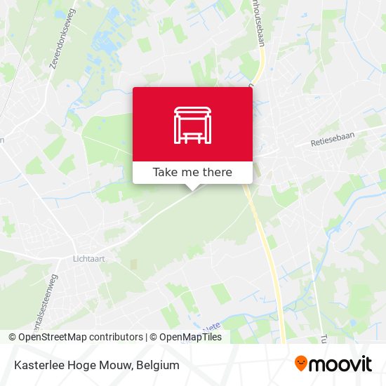 Kasterlee Hoge Mouw map