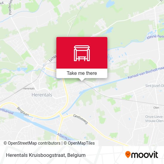 Herentals Kruisboogstraat map
