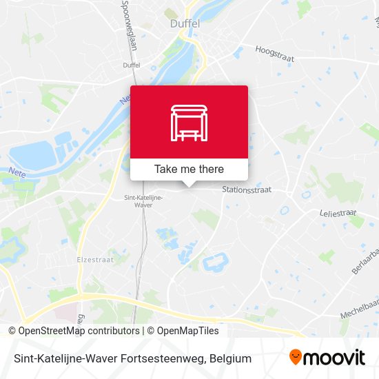 Sint-Katelijne-Waver Fortsesteenweg map