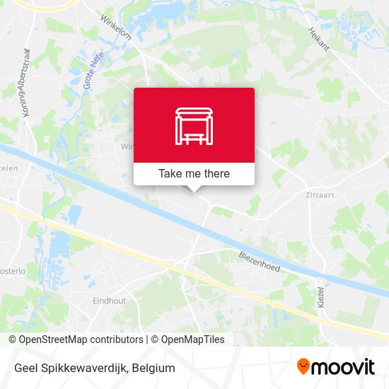 Geel Spikkewaverdijk map