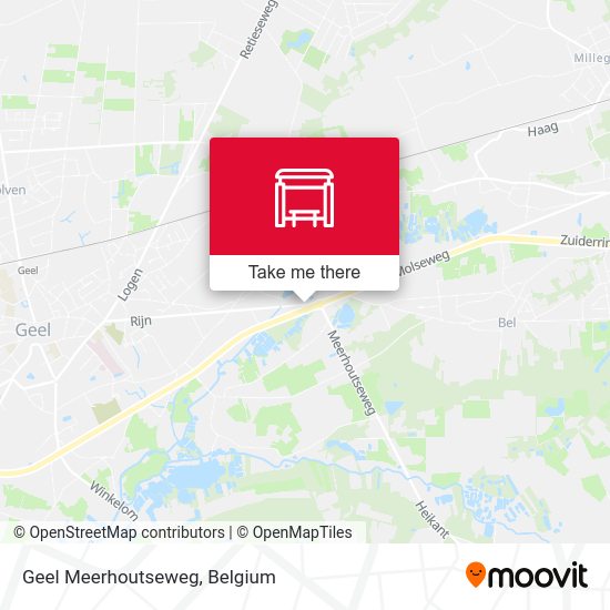 Geel Meerhoutseweg plan