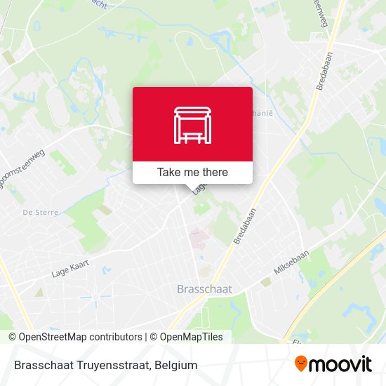 Brasschaat Truyensstraat map
