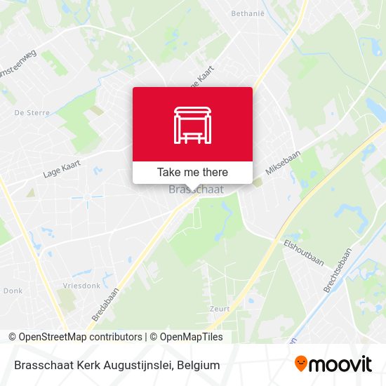 Brasschaat Kerk Augustijnslei map