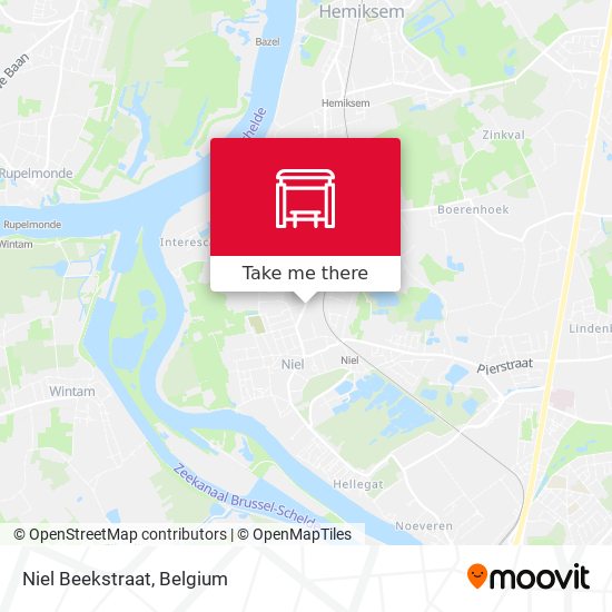 Niel Beekstraat map