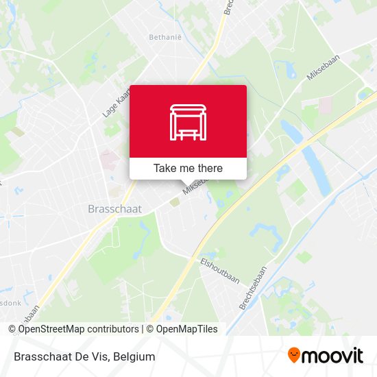 Brasschaat De Vis map