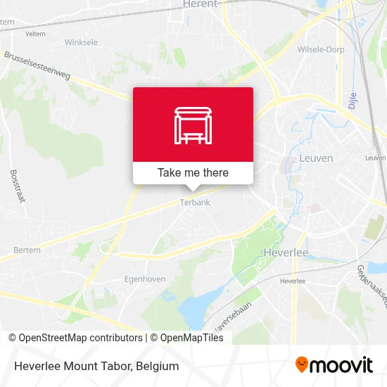Heverlee Mount Tabor map