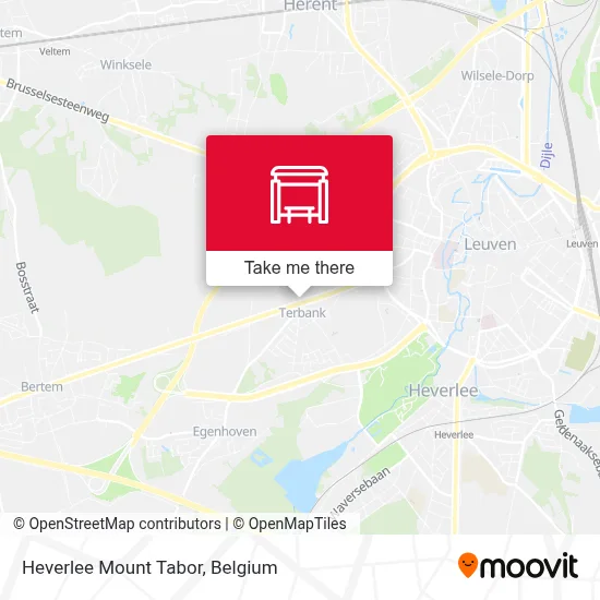 Heverlee Mount Tabor map