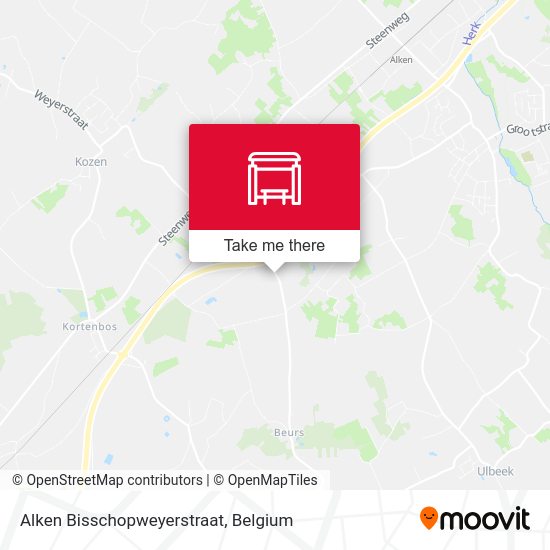 Alken Bisschopweyerstraat map