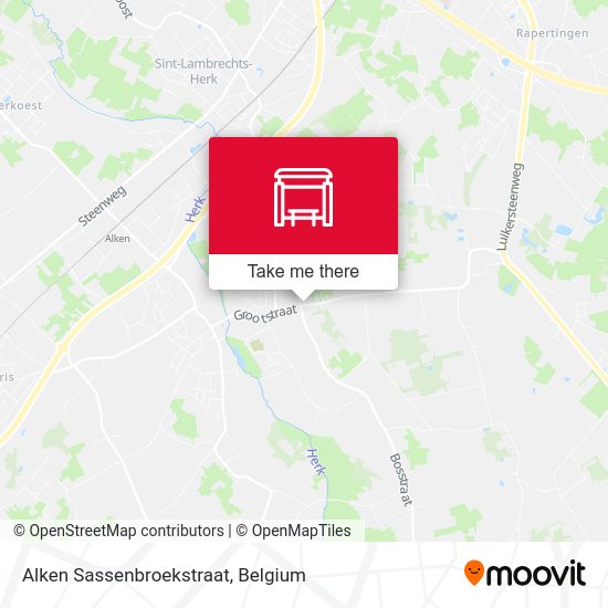 Alken Sassenbroekstraat plan