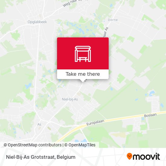 Niel-Bij-As Grotstraat map
